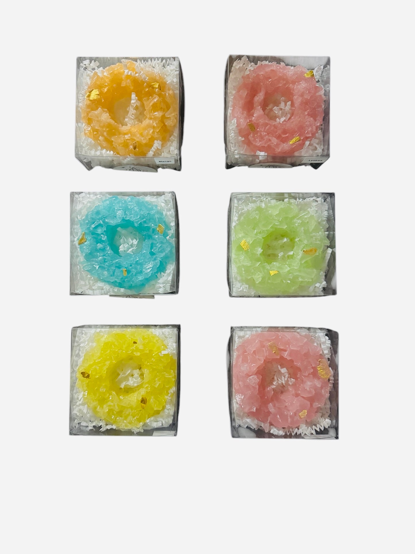 Crystal Gems Cluster Donuts Crystal Candy 50g 6ct (CAN)