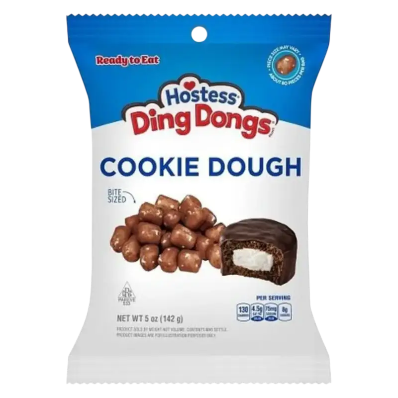 Hostess Ding Dongs Cookie Dough Peg Bag 5.0oz 12ct