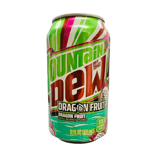 Mountain Dew Dragon Fruit 12oz 12ct (Shipping Extra, Click for Details)