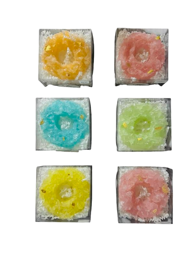 Crystal Gems Cluster Donuts Crystal Candy 50g 6ct (CAN)
