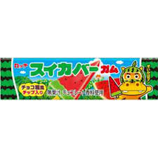 Lotte Water Melon Bar Gum 9 Pcs 26g 15ct (Japan)