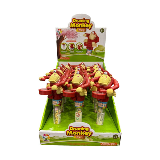 Drumming Monkey Toy Candy 12ct