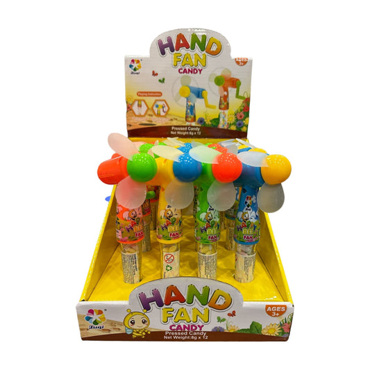 Manual Fan Toy Candy 12ct