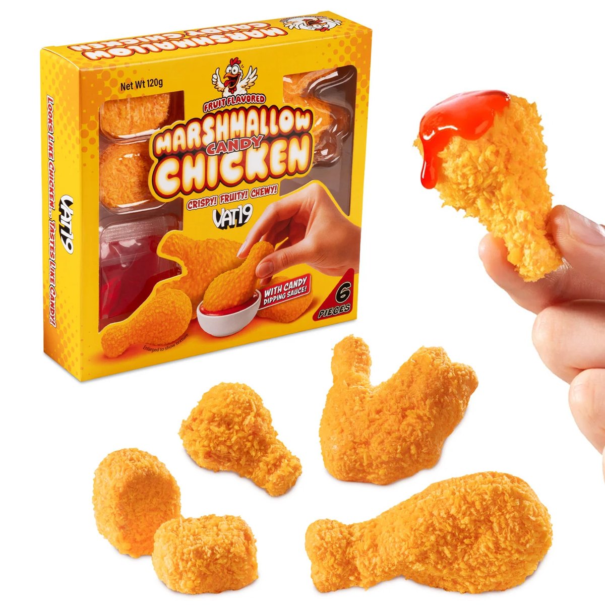 Marshmallow Candy Chicken 120g 12ct