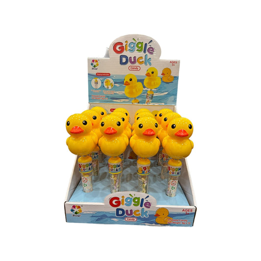 Giggle Yellow Duck Toy Candy 12ct