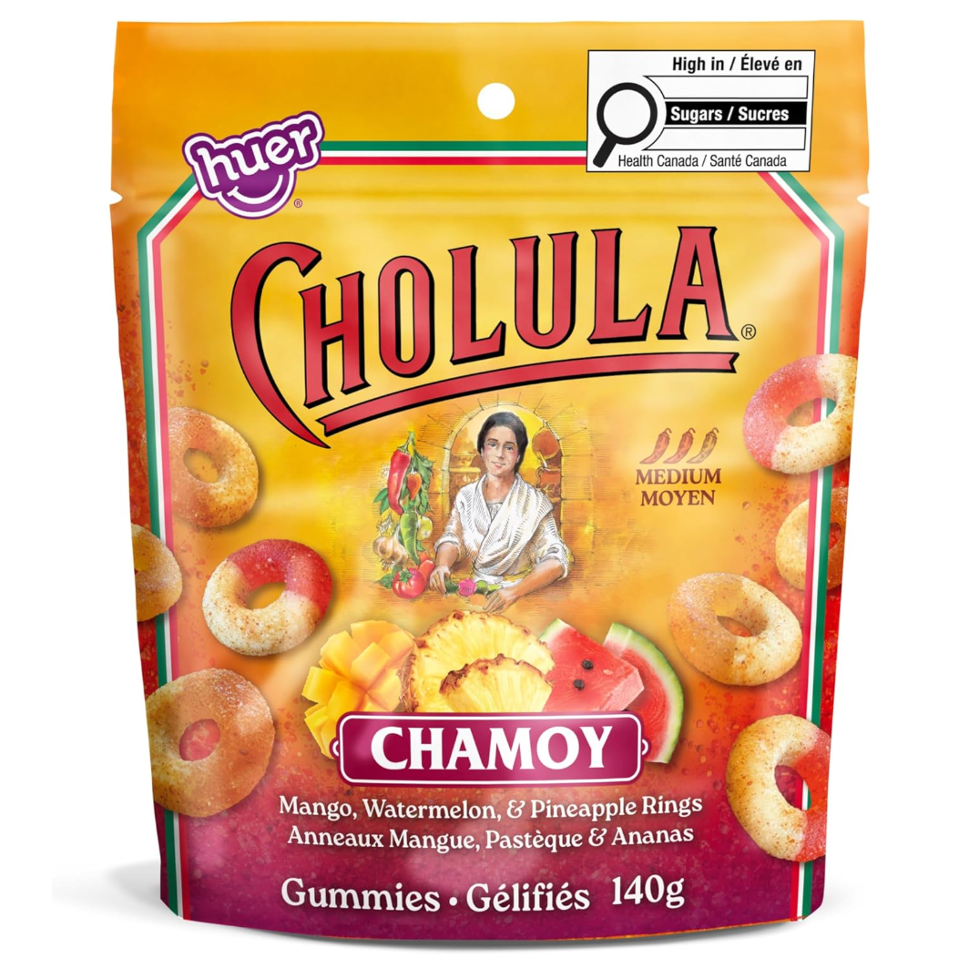 Huer Cholula Chamoy Tropical Gummy Ring Mix 140g 8ct