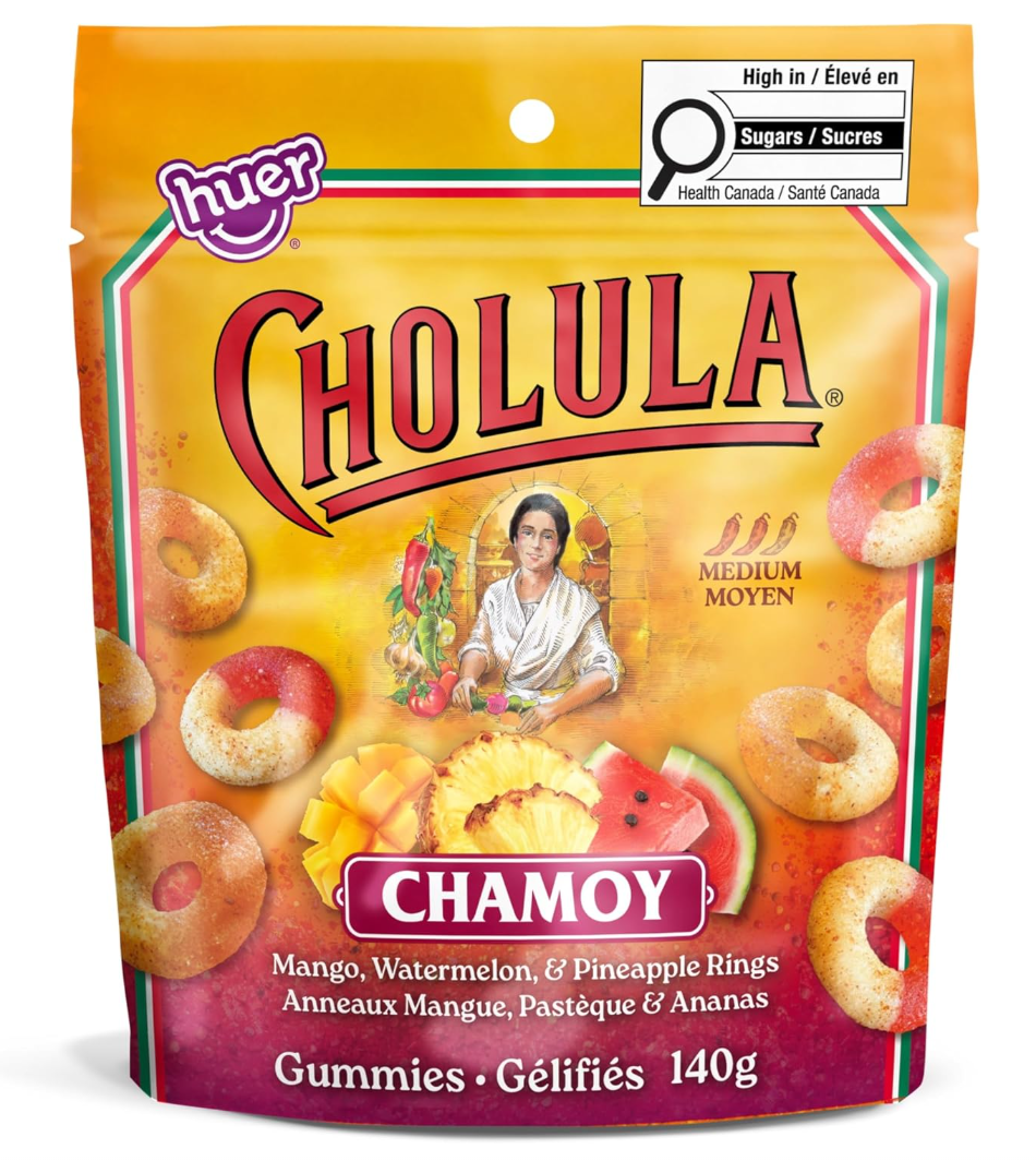 Huer Cholula Chamoy Tropical Gummy Ring Mix 140g 8ct