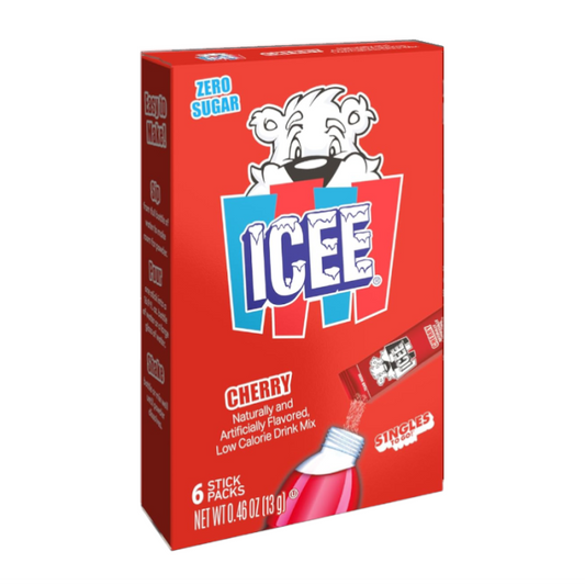Icee Drink Mix Cherry Singles To Go 12ct