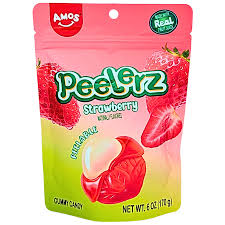 Amos Peelerz Strawberry 6oz 12ct