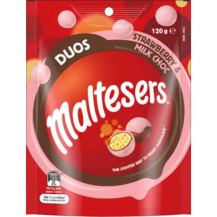 Maltesers Duo Strawberry 120g 12ct (Australia)