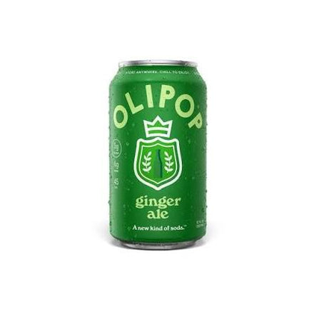 OLIPOP Ginger Ale Soda 12oz 4ct (Shipping Extra, Click for Details)