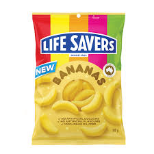 Life Savers Bananas 160g 12ct (Australia)