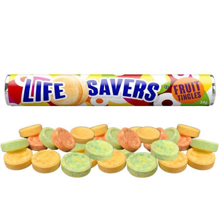 Life Savers Fruit Tingles 34g 36ct (Australia)