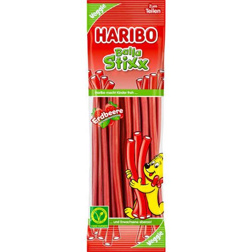Haribo Balla Stixx Strawberry 200g 15ct (Europe)