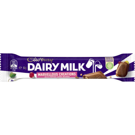 Cadbury Marvellous Creation Jelly Popping Candy 45g 48ct (Australia)