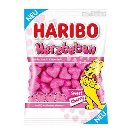 Haribo Herzbeben - Sweet Cherry 160g 24ct (Europe)