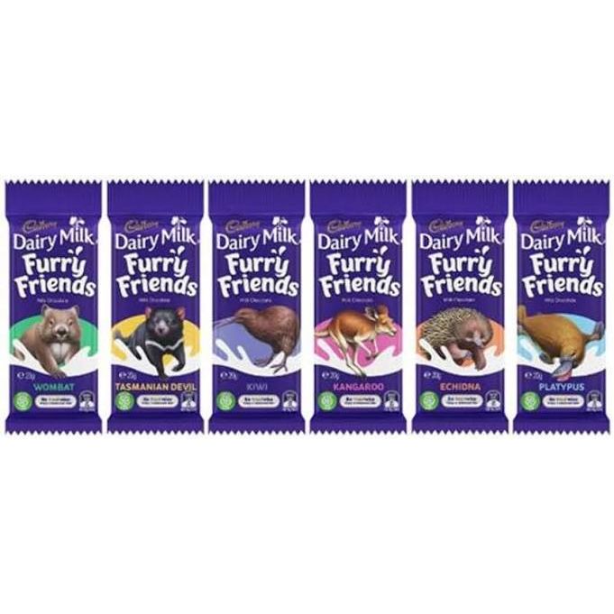 Cadbury Furry Friends 20g 72ct (Australia)