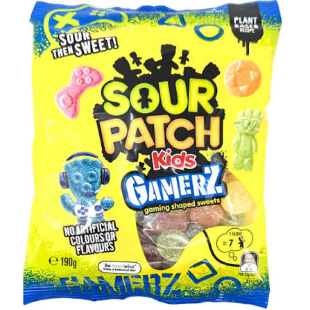 Sour Patch Kids Gamerz 190g 20ct (Australia)