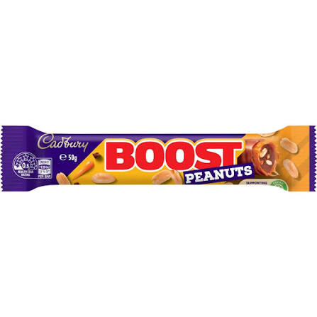 Cadbury Boost Peanuts 50g 35ct (Australia)