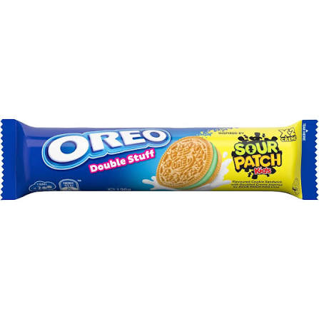 Oreo Double Stuff Sour Patch Kids Cookies 136g 20ct (Australia)