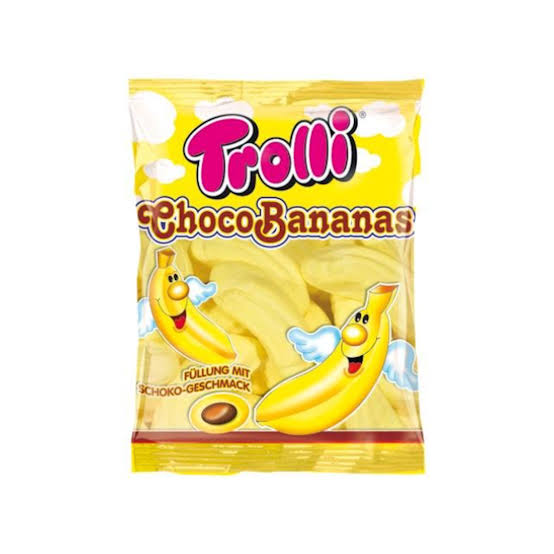 Trolli Mallow Choco Bananas 150g 8ct (Europe)
