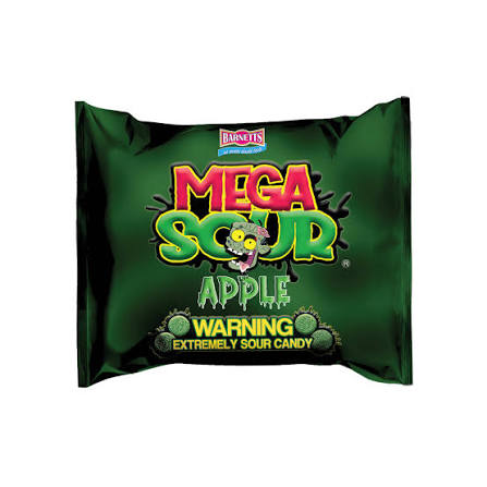 Barnett Mega Sour Candy Apple 104g 12ct (UK)
