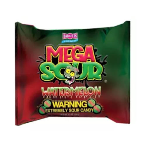 Barnett Mega Sour Candy Watermelon 104g 12ct (UK)