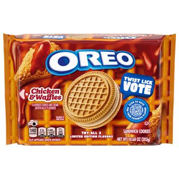 Oreo Chicken & Waffles Cookies 10.68oz 12ct