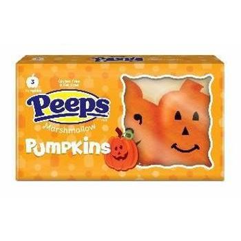 Peeps Halloween 3pcs Marshmallow Pumpkins 1.5oz 24ct