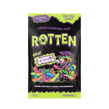 Rotten Sour Gummy Worms 5.3oz 6ct