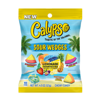 Calypso Sour Wedges Peg Lemonade Favorites 4.5oz 12ct