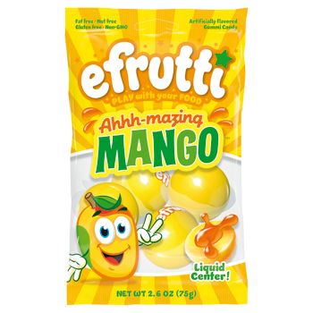 E-Frutti Ahhh Mazing Mango Gummi Peg Bag 2.6oz 12ct