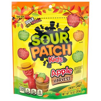 Sour Patch Kids Apple Harvest Mix Bag 10oz 6ct
