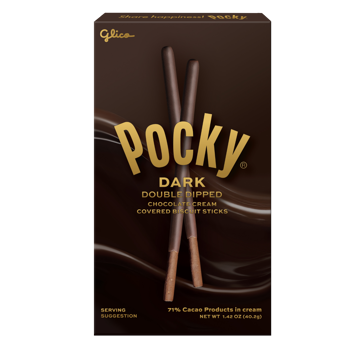 Pocky Dark Double Dipped 1.42oz 10ct