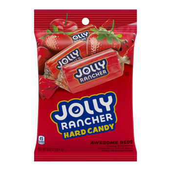 Jolly Rancher Peg Bag Hard Awesome Reds 6.5oz 12ct