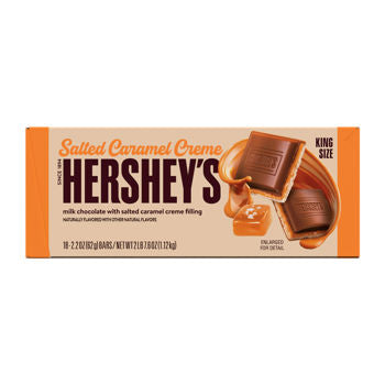 Hershey's Salted Caramel Creme King Size Bar 2.2oz 18ct