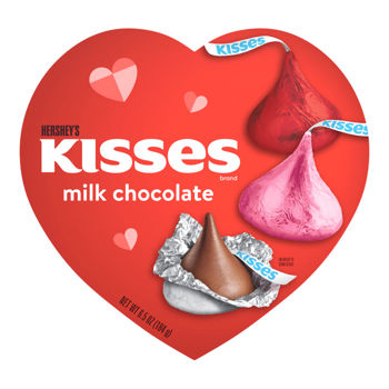 Hershey's Kisses Heart Box 6.5oz 6ct