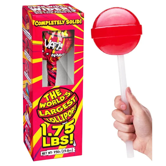 The World's Largest Lollipop 790g 1.75lb 6ct (Exclusive)