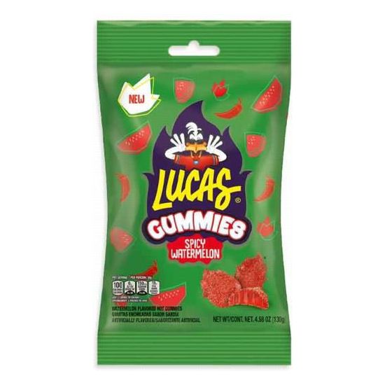 Lucas Gummies Spicy Watermelon Peg 12ct (Mexico)