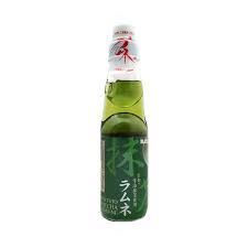 HATA KOSEN Bottle Ramune Matcha 200ml 30ct (Japan) (Pallet Shipping Only) (Shipping Extra, Click for Details)