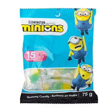 Minions Gummies 75g Peg Bag 24ct