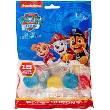 Paw Patrol Pops 120g Peg Bag 24ct