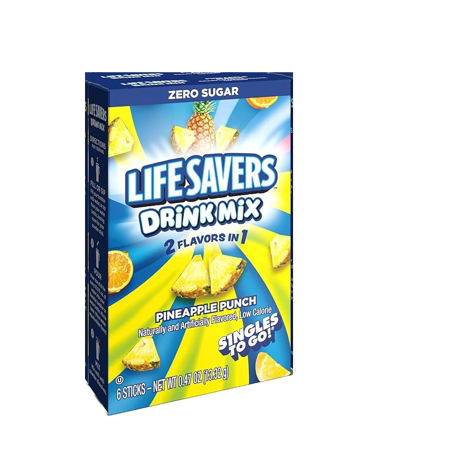 Lifesaver Drink Mix Pineapple Punch Singles To Go 12ct