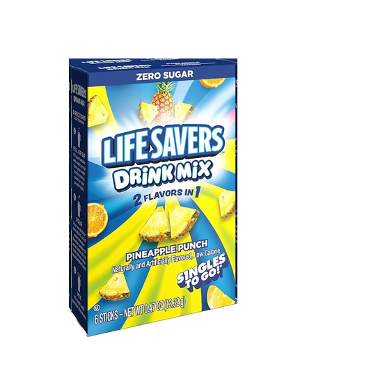 Lifesaver Drink Mix Pineapple Punch Singles To Go 12ct
