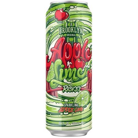 Arizona Apple Lime Rickey 22oz 24ct (Pallet Shipping Only) (Shipping Extra, Click for Details)