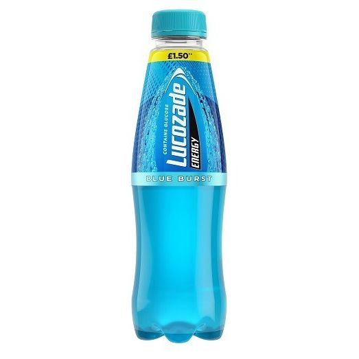 Lucozade Drink Blue Burst Flavors 500ml 24ct (UK) (Shipping Extra, Click for Details)