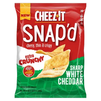 Cheez-It Snap'd Extra Crunchy Sharp White Cheddar 2.2oz 6ct