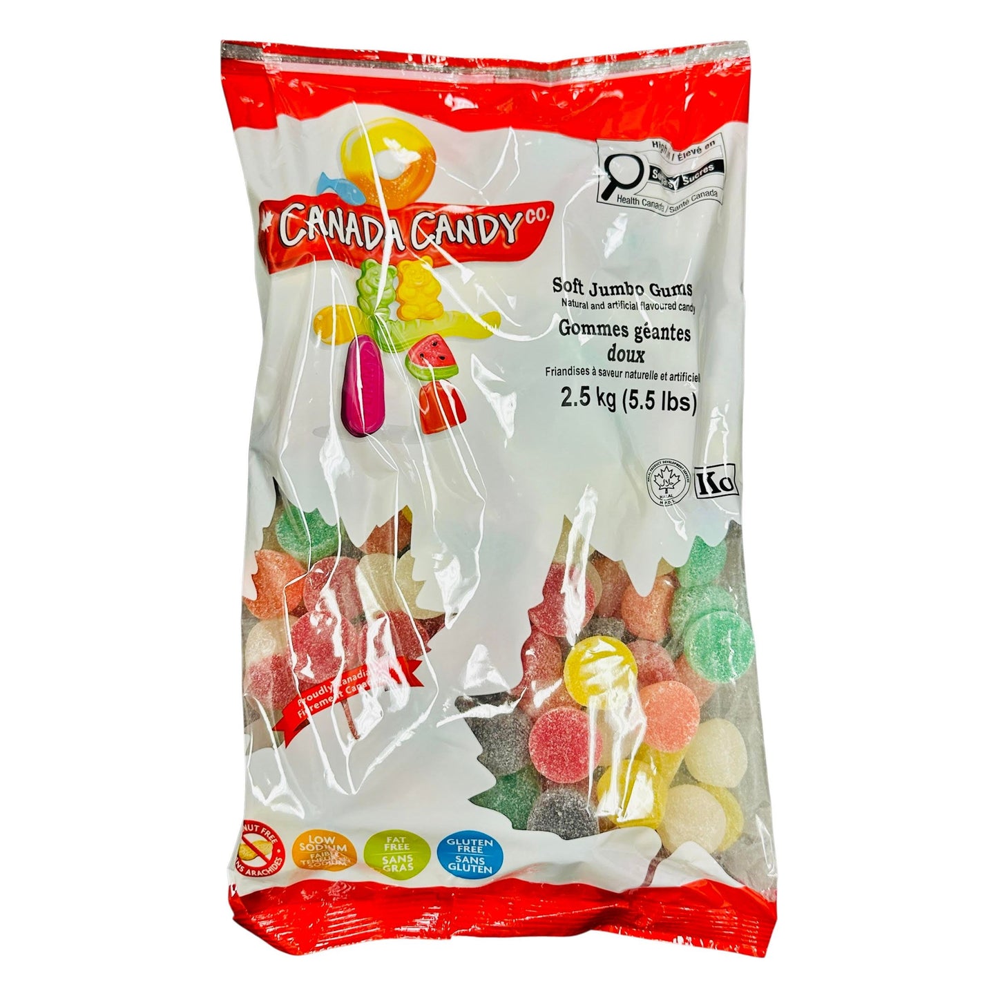 Canada Candy Co Jumbo Gums 2.5kg 1ct