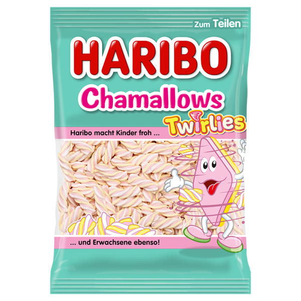 Haribo Chamallows Twirlies 200g 10ct (Europe)