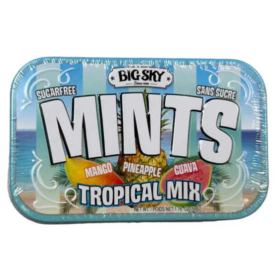 Big Sky Mints Sugar Free Tropical 6ct